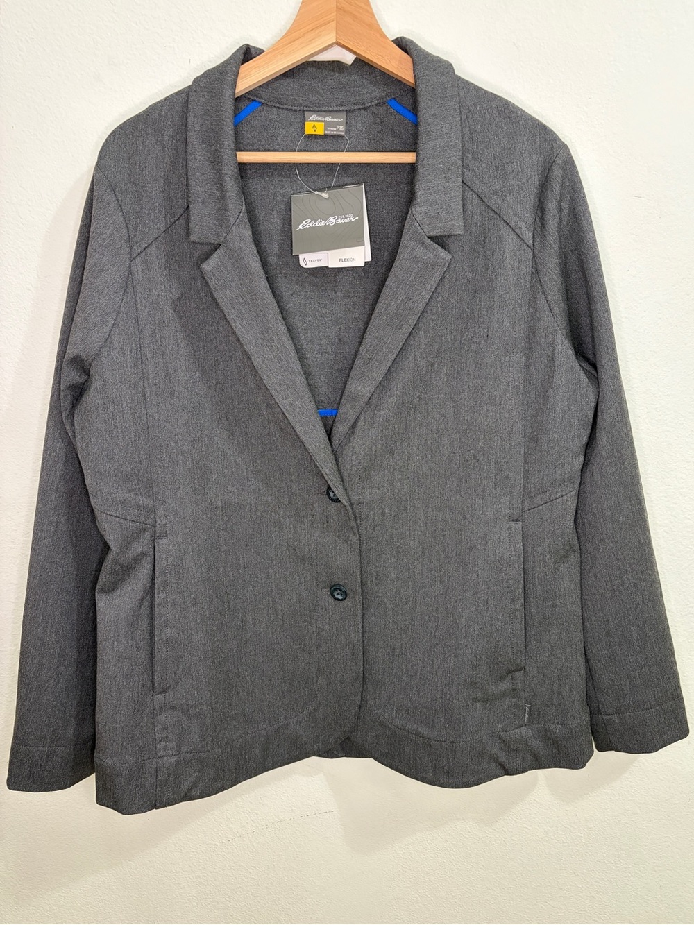 Eddie Bauer Travel Blazer - Dark Gray